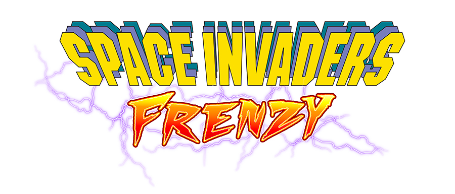Space Invaders Frenzy Arcade Machine - Logo